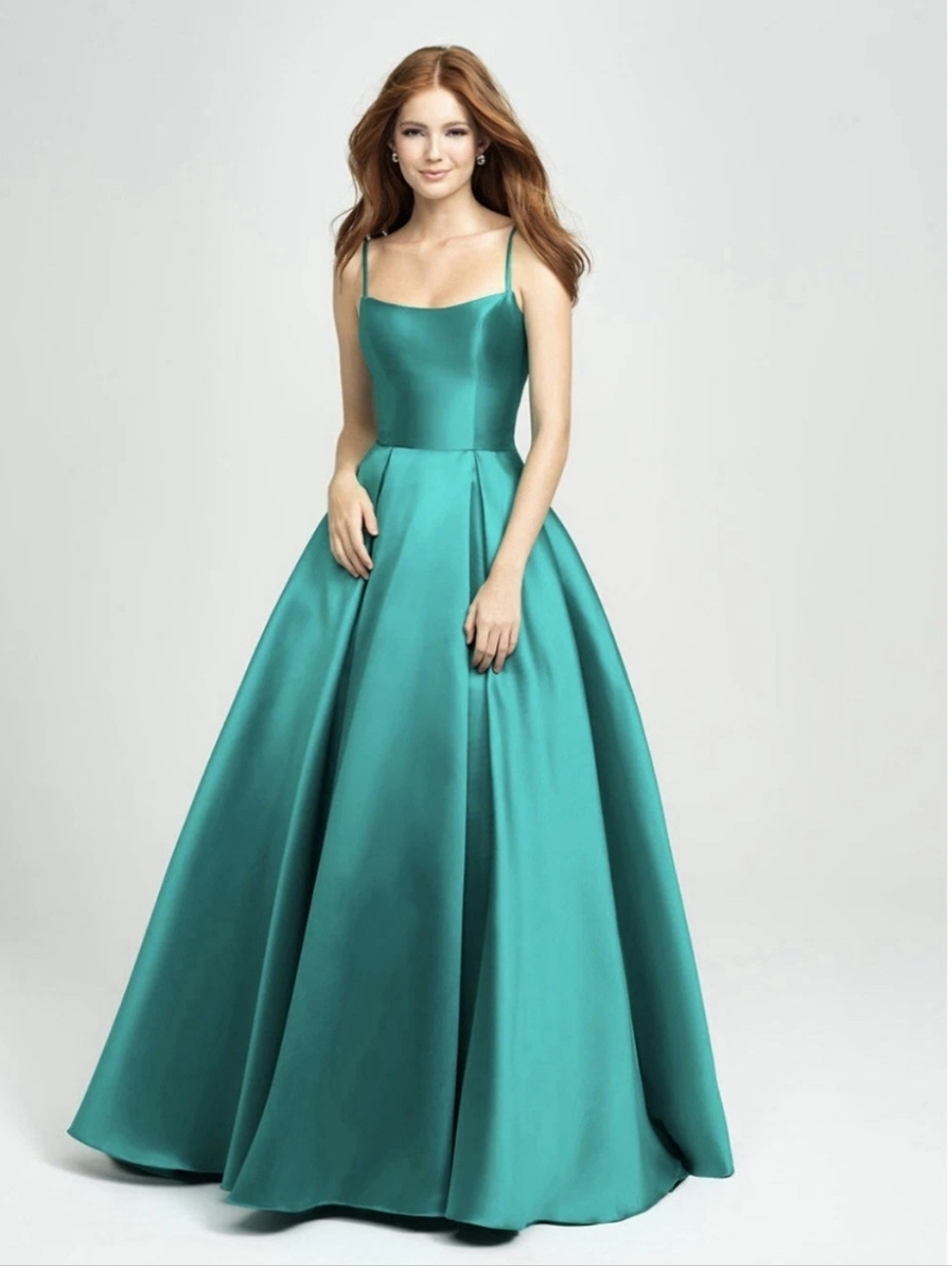 MADISON JAMES Kelly Green Formal Maxi Dress, Size 8